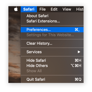 macOS preferences